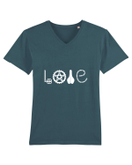 Bike Love Tricou mânecă scurtă guler V Bărbat Presenter