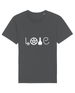 Bike Love Tricou mânecă scurtă Unisex Rocker