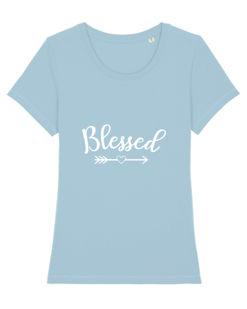 Blessed Heart Sky Blue