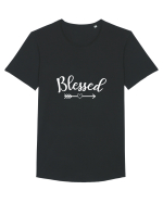Blessed Heart Tricou mânecă scurtă guler larg Bărbat Skater
