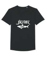 Brother Shark Tricou mânecă scurtă guler larg Bărbat Skater