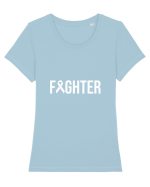 Cancer Fighter Tricou mânecă scurtă guler larg fitted Damă Expresser