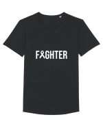 Cancer Fighter Tricou mânecă scurtă guler larg Bărbat Skater