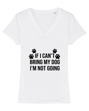 Cant Bring Dog White