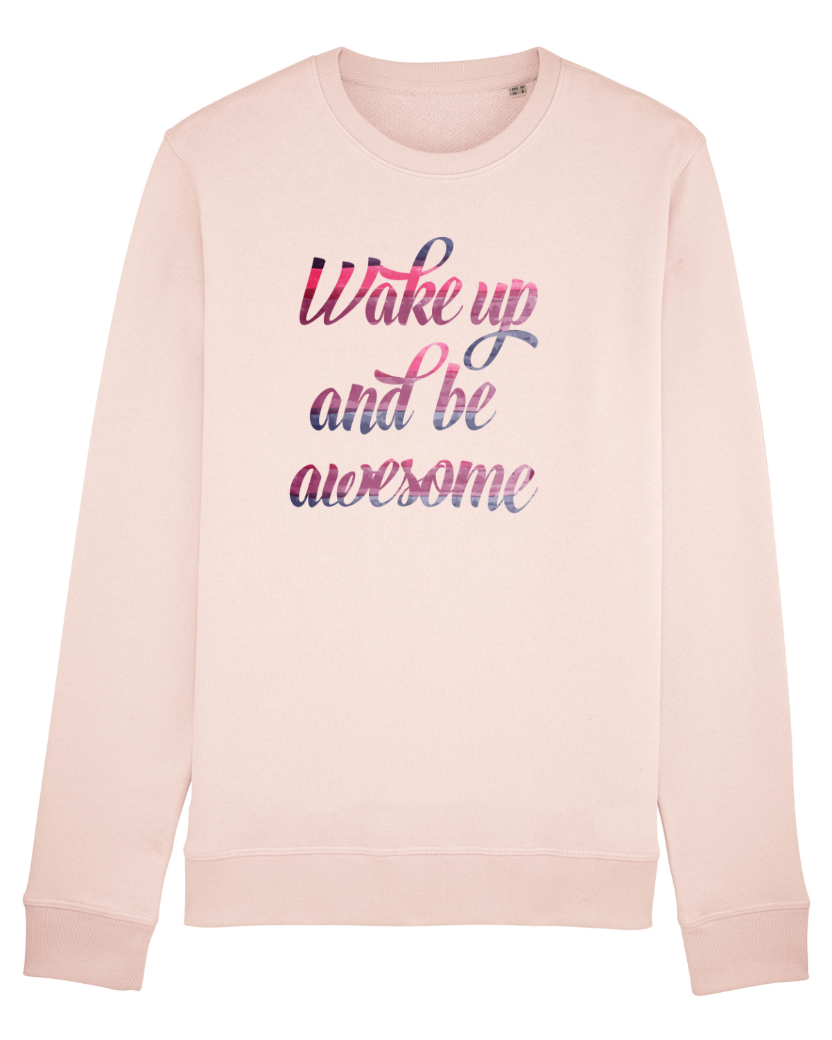 Bluză mânecă lungă Unisex Rise Candy Pink