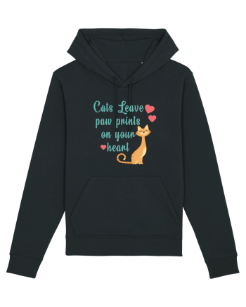 Paw Prints on Your Heart Black