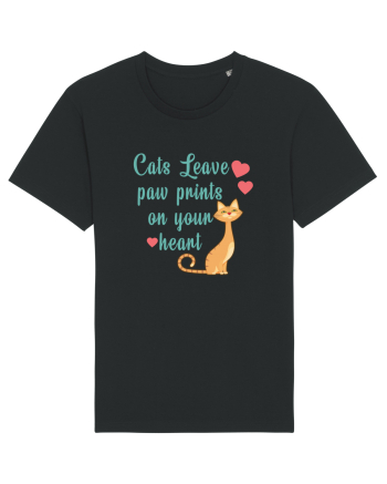 Paw Prints on Your Heart Black