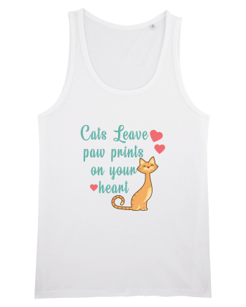 Paw Prints on Your Heart White