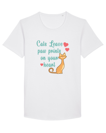 Paw Prints on Your Heart White