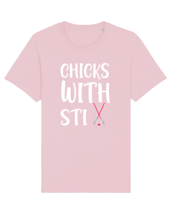 Chicks With Stix Cotton Pink