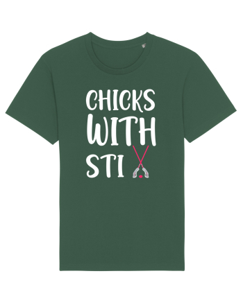 Chicks With Stix Bottle Green