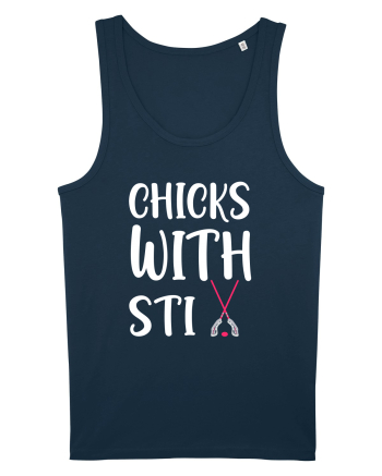 Chicks With Stix Navy