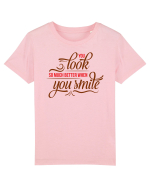 Arăți mai bine când zâmbești Tricou mânecă scurtă  Copii Mini Creator