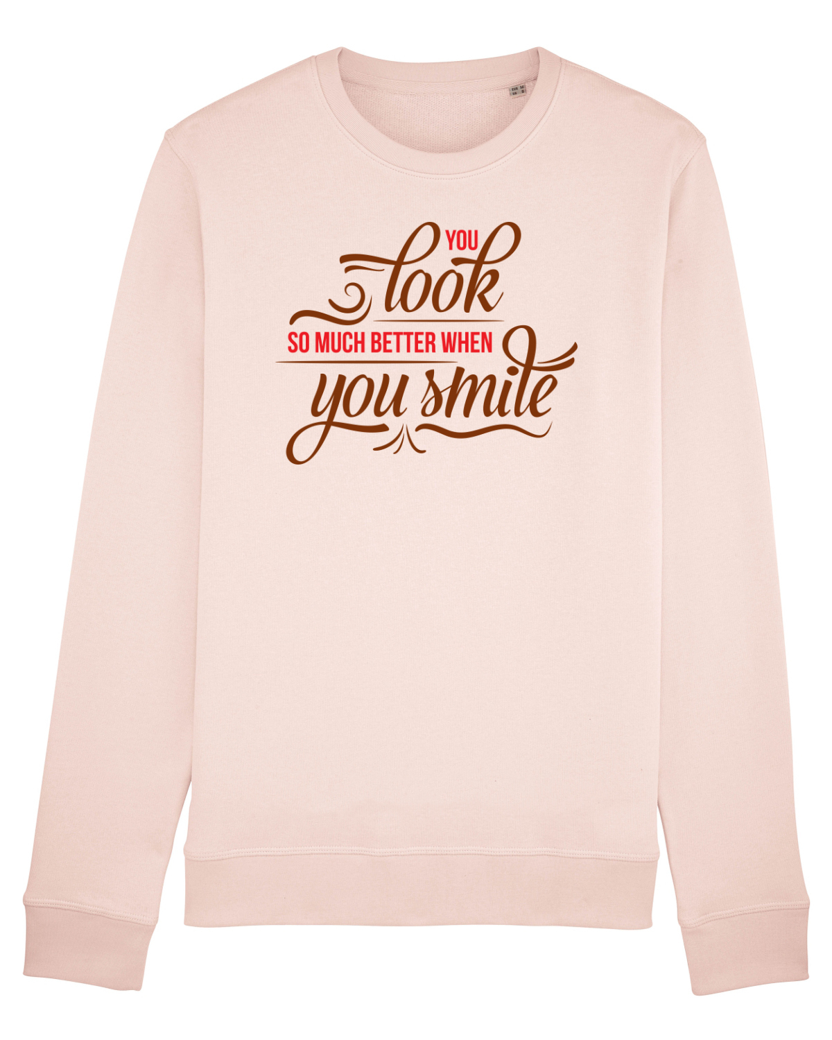 Bluză mânecă lungă Unisex Rise Candy Pink