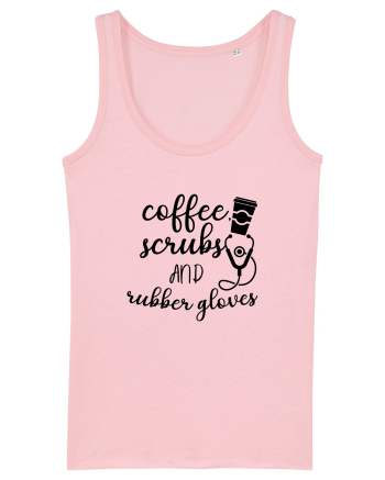 Coffee Scrubs Cotton Pink