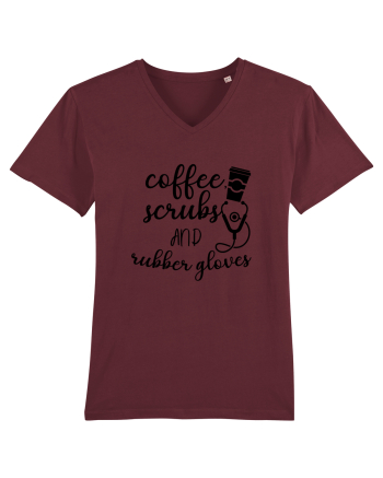 Coffee Scrubs Burgundy