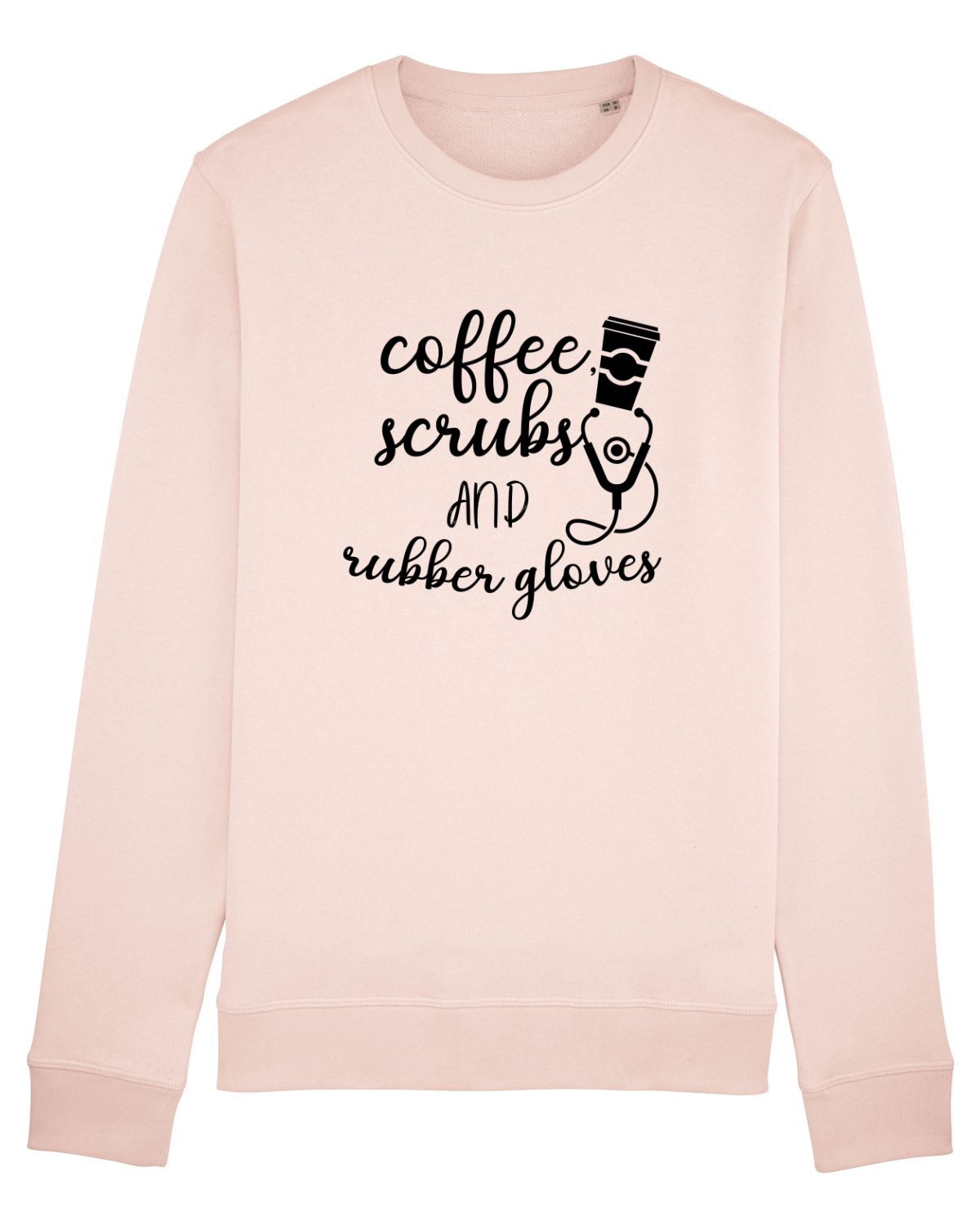Bluză mânecă lungă Unisex Rise Candy Pink