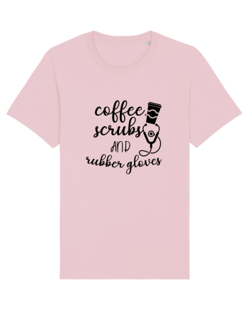 Coffee Scrubs Cotton Pink