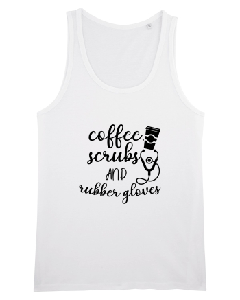 Coffee Scrubs White