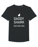 Daddy Shark Tricou mânecă scurtă guler larg Bărbat Skater