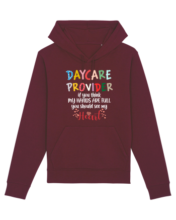 Daycare Provider Burgundy