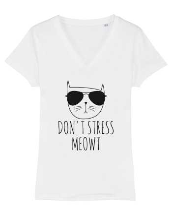 Dont Stress Cat White