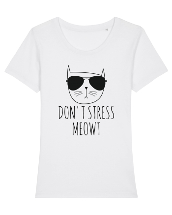 Dont Stress Cat White