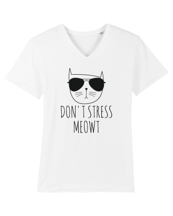 Dont Stress Cat White