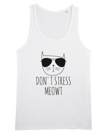 Dont Stress Cat White