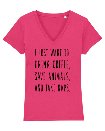 Drink Coffee Save Animals Raspberry