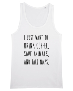 Drink Coffee Save Animals Maiou Bărbat Runs