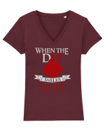 Dungeon Master Tricou mânecă scurtă guler V Damă Evoker