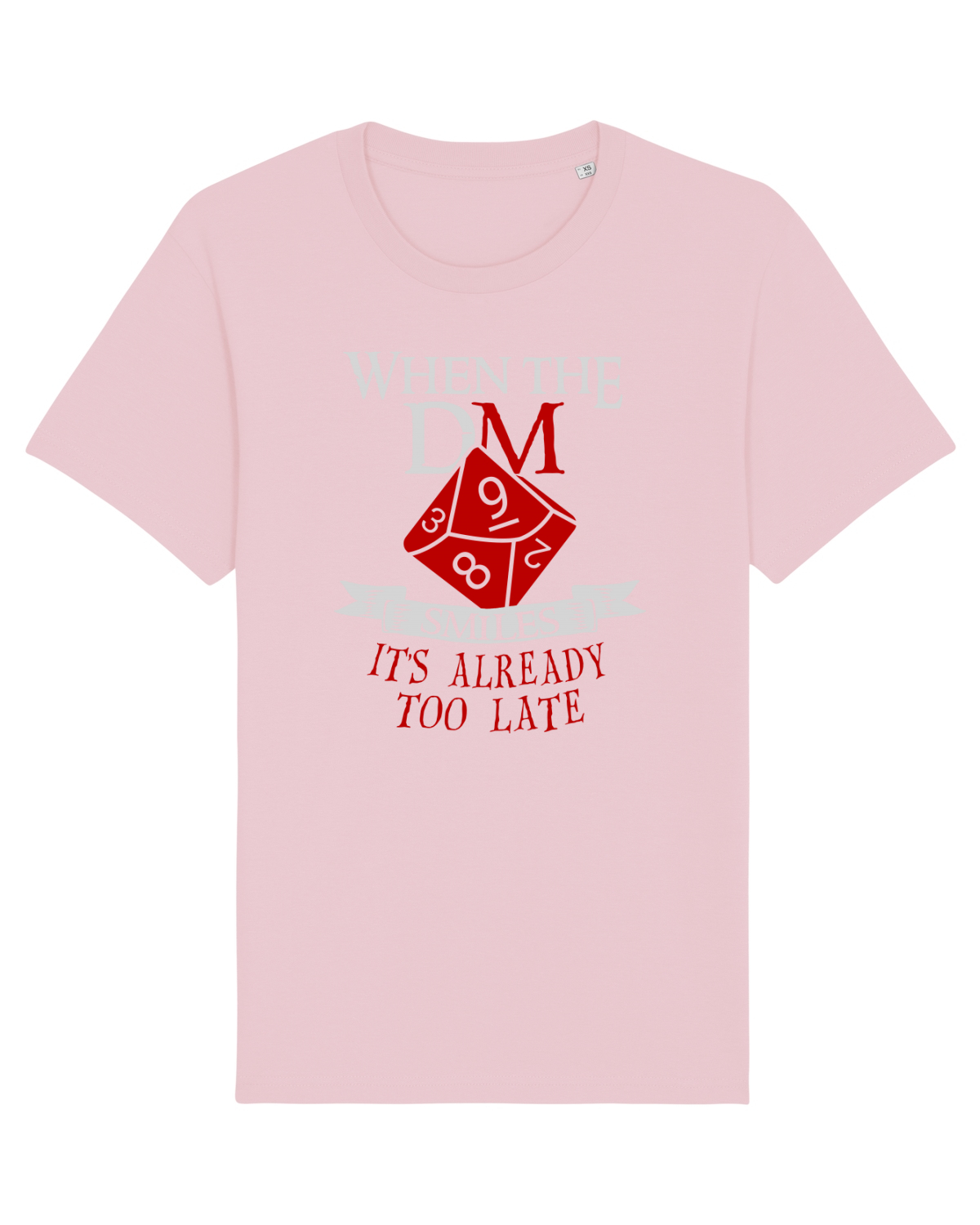 Tricou mânecă scurtă Unisex Rocker Cotton Pink