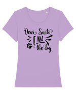 A fost câinele Tricou mânecă scurtă guler larg fitted Damă Expresser