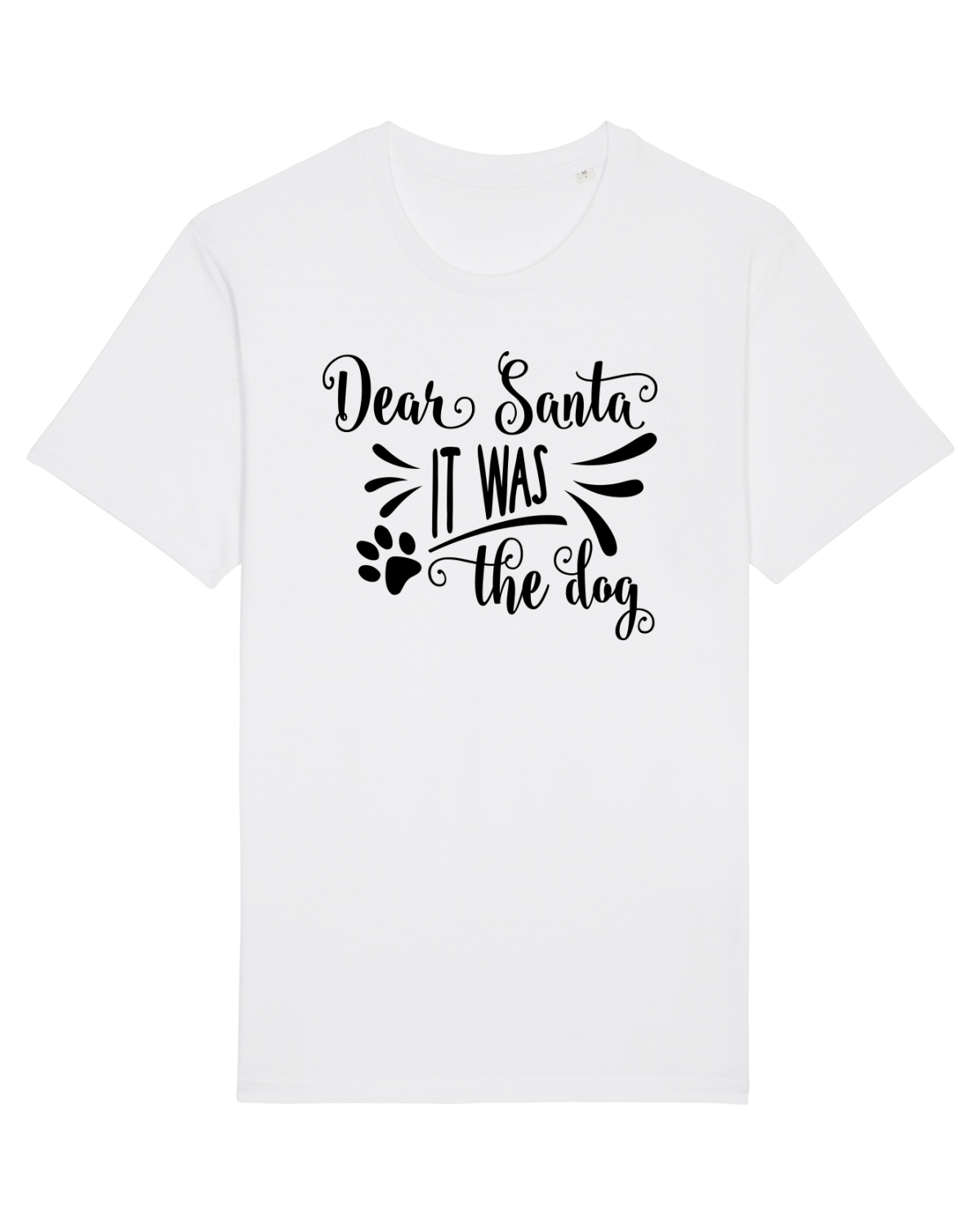 Tricou mânecă scurtă Unisex Rocker White