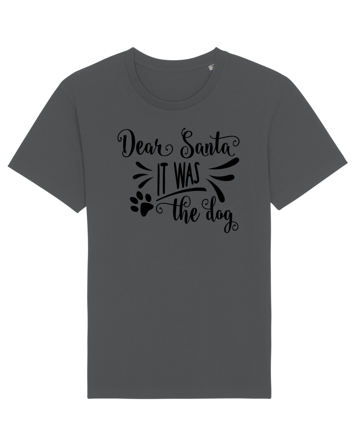 Tricou mânecă scurtă Unisex Rocker Anthracite