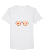 Feminists Tricou mânecă scurtă guler larg Bărbat Skater