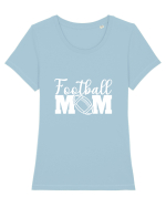 Footbal Mom Tricou mânecă scurtă guler larg fitted Damă Expresser