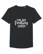 Freaking Cold Tricou mânecă scurtă guler larg Bărbat Skater