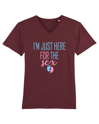 Gender Reveal Funny Burgundy