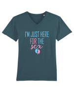 Gender Reveal Funny Tricou mânecă scurtă guler V Bărbat Presenter