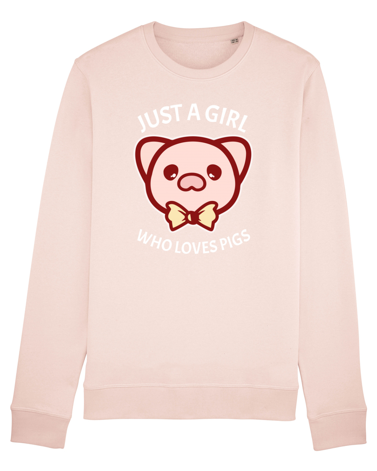 Bluză mânecă lungă Unisex Rise Candy Pink