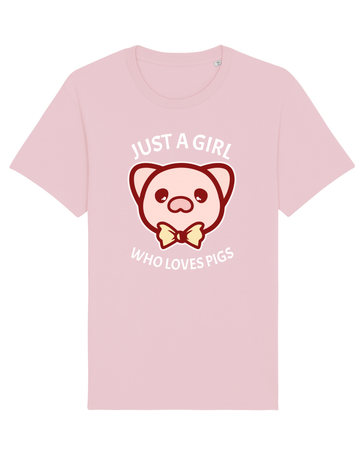 Tricou mânecă scurtă Unisex Rocker Cotton Pink