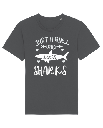 Just a Girl who Loves Sharks Anthracite