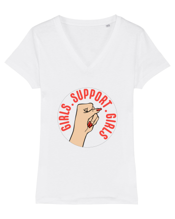 Girls Support Girls White