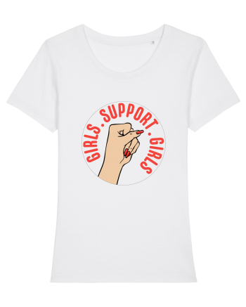 Girls Support Girls White