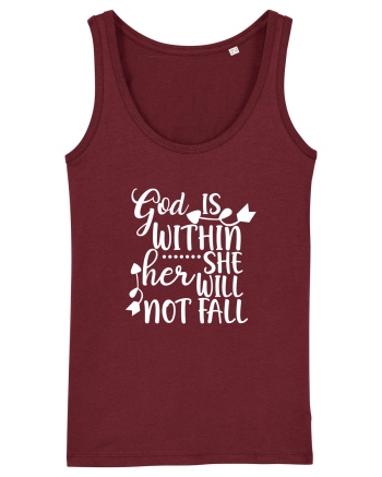 God is Within Burgundy
