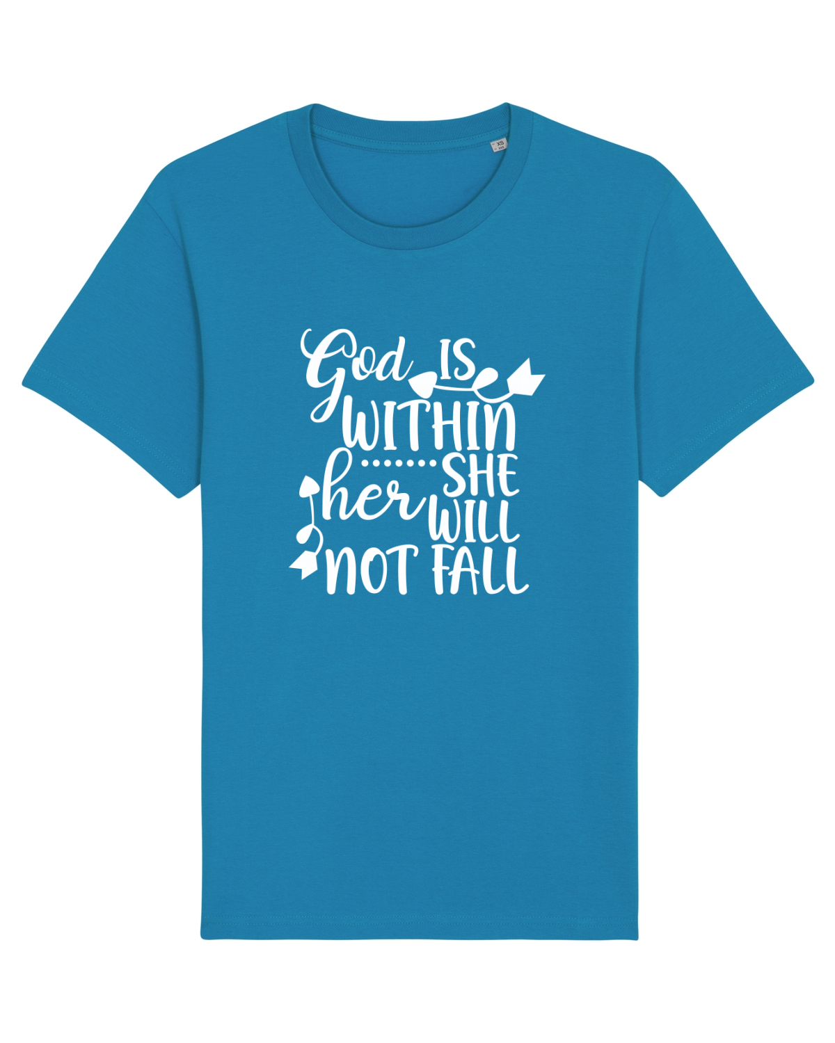 Tricou mânecă scurtă Unisex Rocker Azur