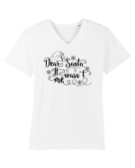 N-am fost eu Tricou mânecă scurtă guler V Bărbat Presenter