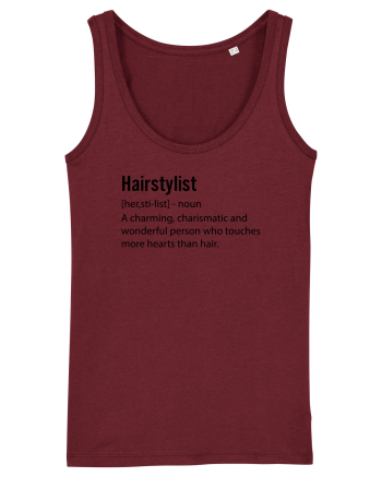 Hairstylist Burgundy